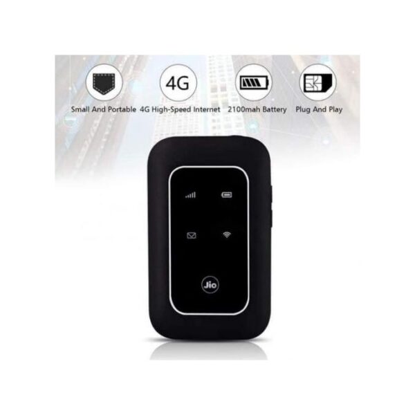 Jio Modem 4G+ LTE JioFi WiFi Hotspot, Routeur hotspot mobile avancé 4G+ jioFi lte - Image 2